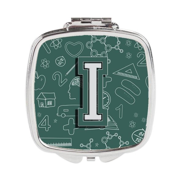 Carolines Treasures Letter I Back to School Initial Compact Mirror CJ2010-ISCM